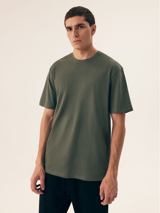 Henderson Henderson T-Shirt 43026 Khaki Regular Fit