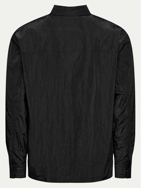 Rains Rains Košile Kano Overshirt 19220 Černá Regular Fit