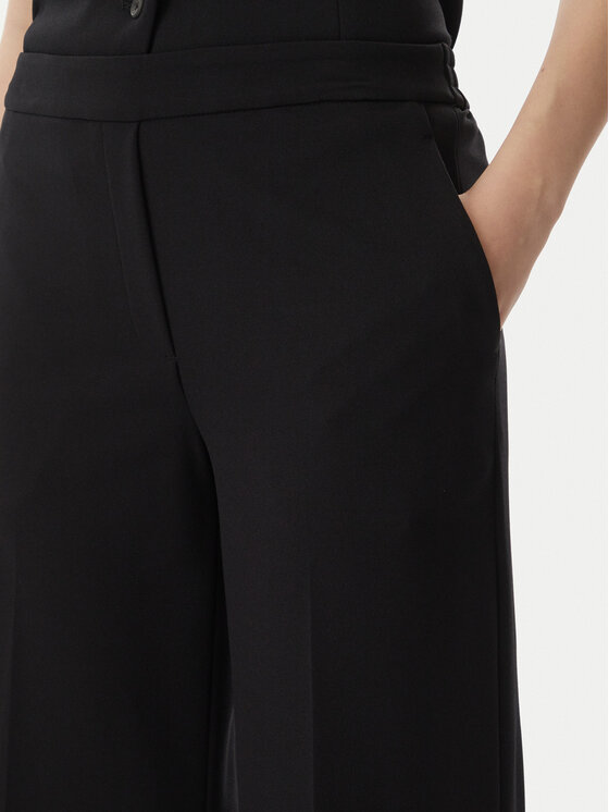 Calvin Klein Calvin Klein Kalhoty z materiálu LV044F648G Černá Wide Leg