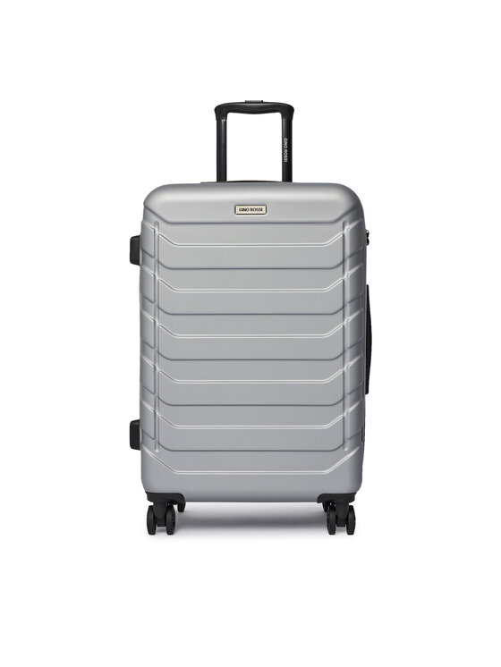Valiză medie Gino Rossi GIN-M-003-05-SILVER Argintiu