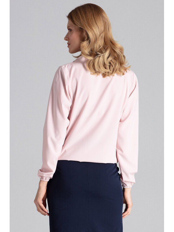 FIGL FIGL Blúzka M659 Ružová Regular Fit