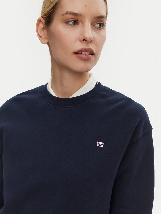 Tommy Hilfiger Tommy Hilfiger Μπλούζα WW0WW45980 Σκούρο μπλε Regular Fit