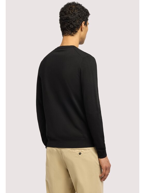 Trussardi Trussardi Sweter M0168000077N033 Czarny Regular Fit