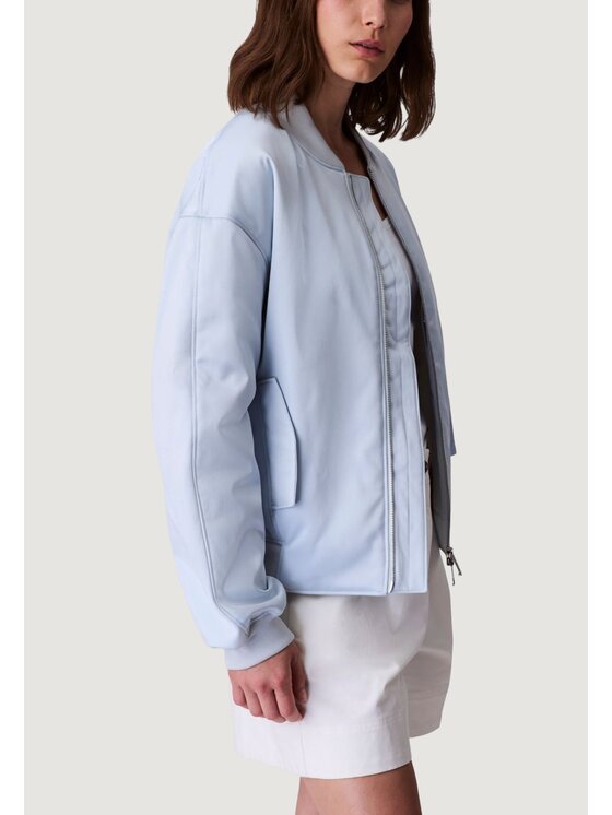 Calvin Klein Jeans Calvin Klein Jeans Giubbotto invernale SATIN BOMBER Blu Casual Fit