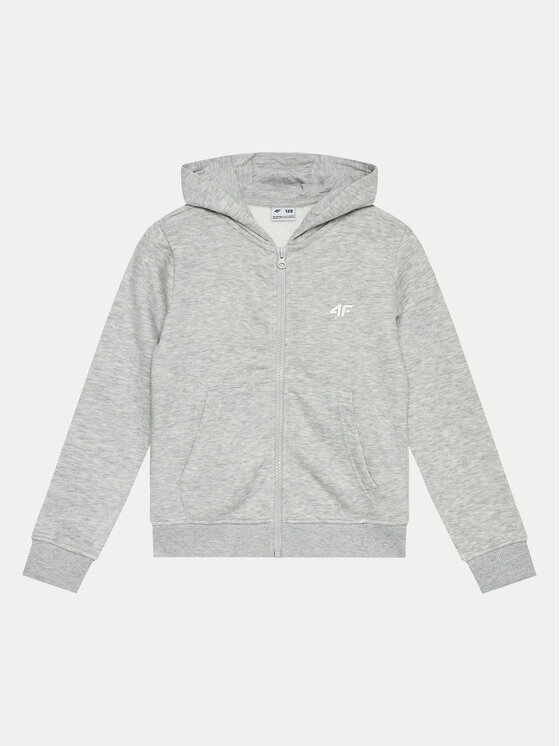 4F 4F Mikina 4FJWMM00TSWSF1315 Sivá Regular Fit