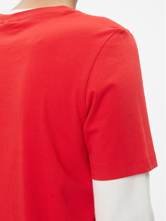Vila Vila T-krekls 14090227 Sarkans Regular Fit