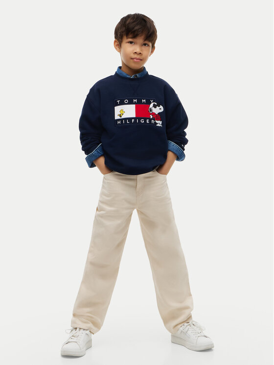Tommy Hilfiger Tommy Hilfiger Hanorac Peanuts KS0KS00764 Bleumarin Regular Fit