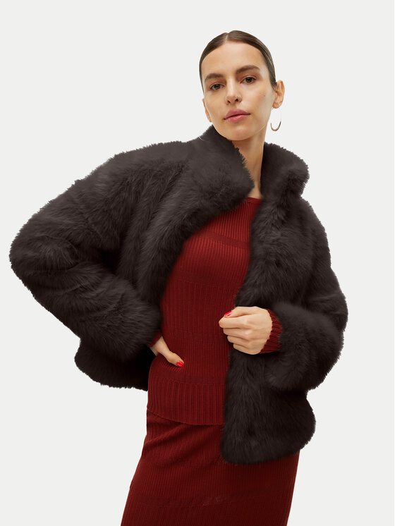 Vero Moda Vero Moda Kožešina Monroe 10315328 Hnědá Regular Fit