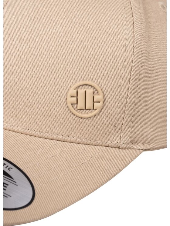 PITBULL PITBULL Czapka z daszkiem Czapka Snapback Youth Small logo uniwersalny Beżowy