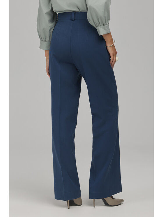 NIFE NIFE Bavlnené nohavice SD147 Modrá Straight Fit