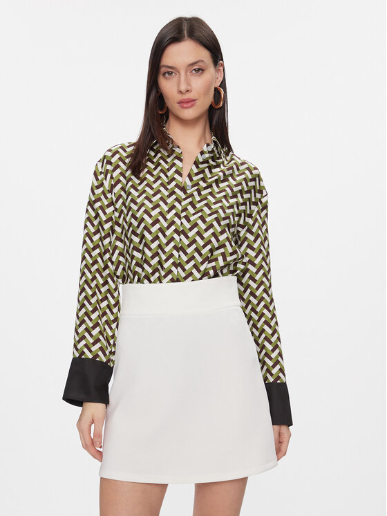 Max Mara Leisure Max Mara Leisure Cămașă Procida 2416111017 Verde Regular Fit