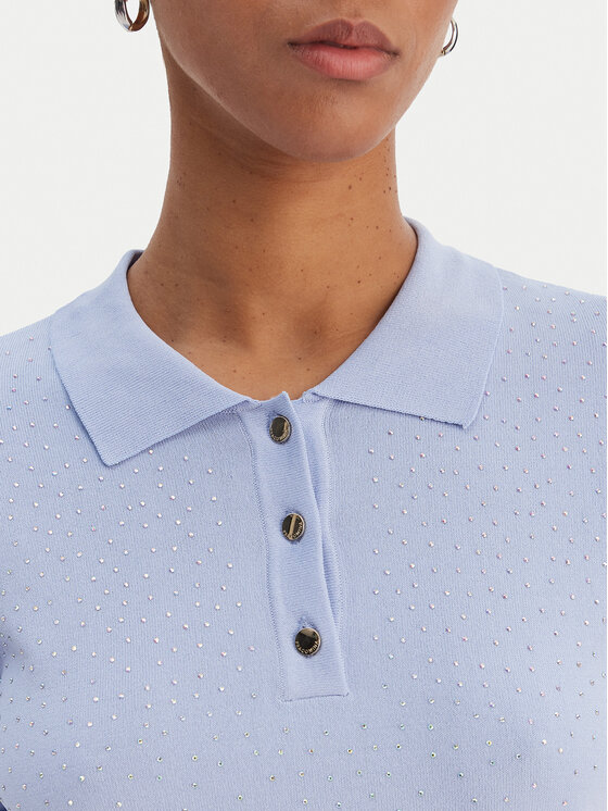 Fracomina Fracomina Polo FR26ST7003K524R9 Ανοιχτό μπλε Regular Fit