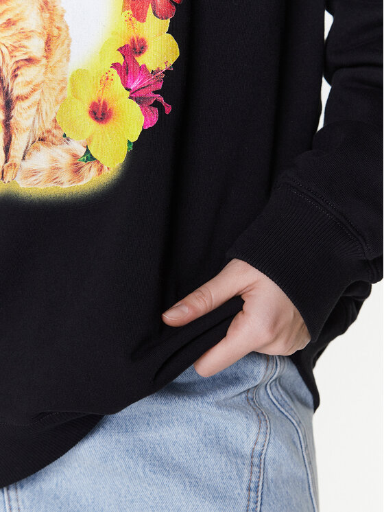 MSGM MSGM Felpa 3441MDM214 237000 Nero Relaxed Fit