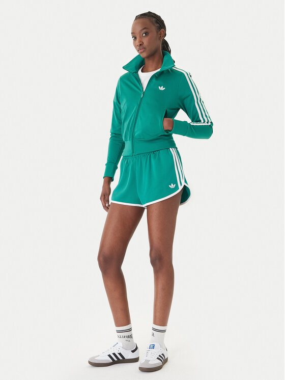 adidas adidas Sportiniai šortai 3-Stripes Sprinter KD3717 Žalia Regular Fit