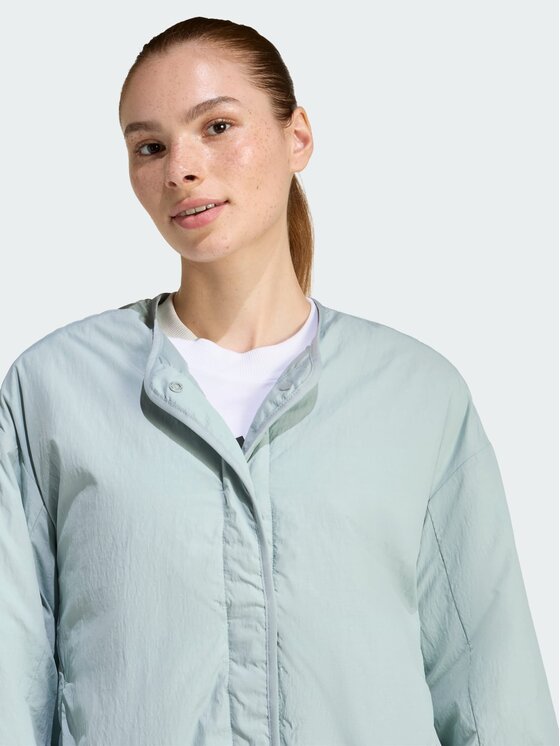 adidas adidas Kurtka przejściowa 159326 Zielony Loose Fit