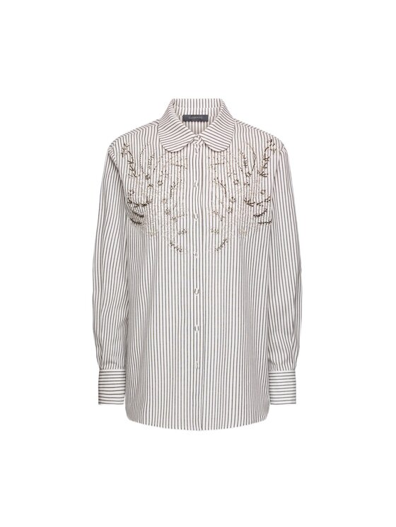 Elena Mirò Elena Mirò Camicia 5150P000208N001 Nero Regular Fit