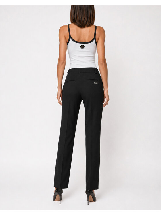 PHILIPP PLEIN PHILIPP PLEIN Spodnie materiałowe 31564 Czarny