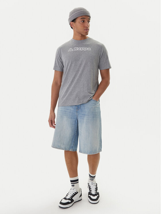 Kappa Kappa T-krekls Feddu 311H7HW Pelēks Regular Fit