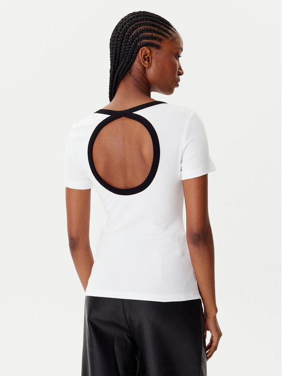 Morgan Morgan T-shirt 252-DOPPY Bijela Slim Fit
