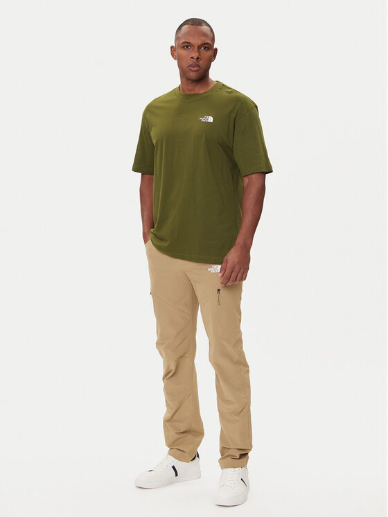 The North Face The North Face T-Shirt Simple Dome NF0A87NR Zielony Oversize