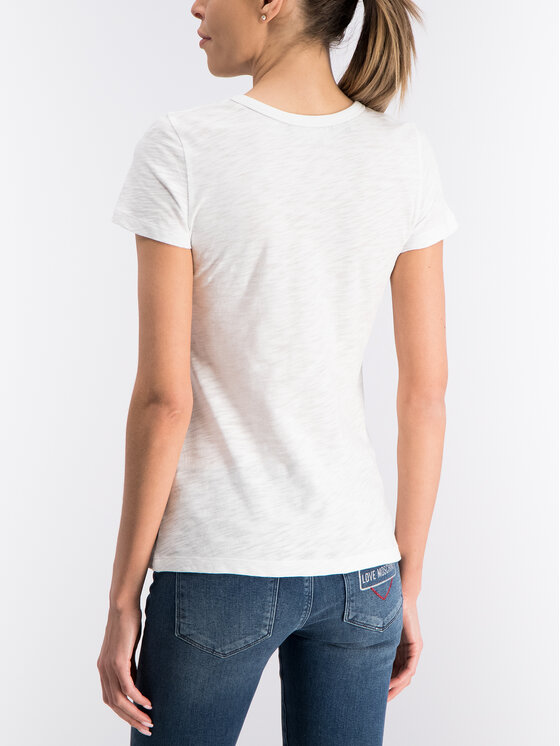 LOVE MOSCHINO LOVE MOSCHINO T-Shirt W4F7346M4021 Λευκό Regular Fit