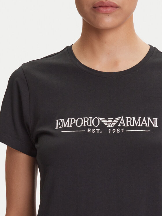 Emporio Armani Underwear Emporio Armani Underwear Póló EW000408 AF10881 UC001 Fekete Regular Fit