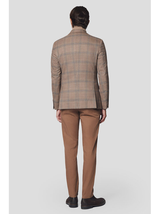 Lancerto Lancerto Marynarka Asti MA131224000017 Beżowy Slim Fit