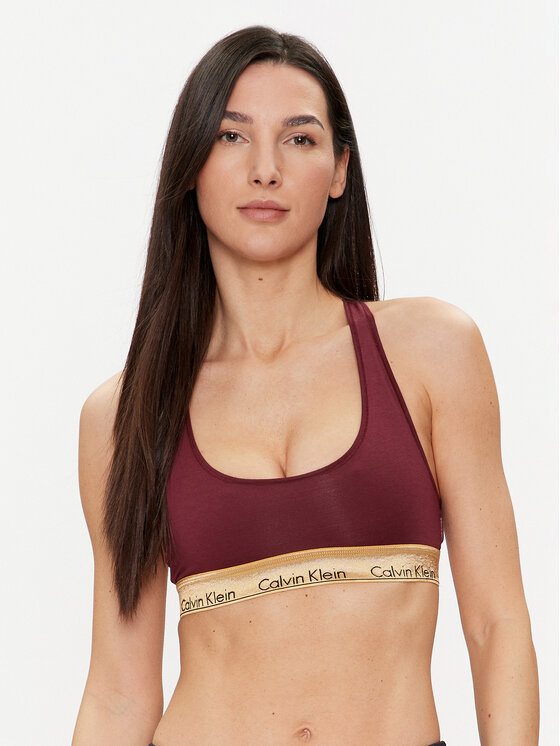 Calvin Klein Underwear Top Nedrček 000QF7445E Bordo Rdeča