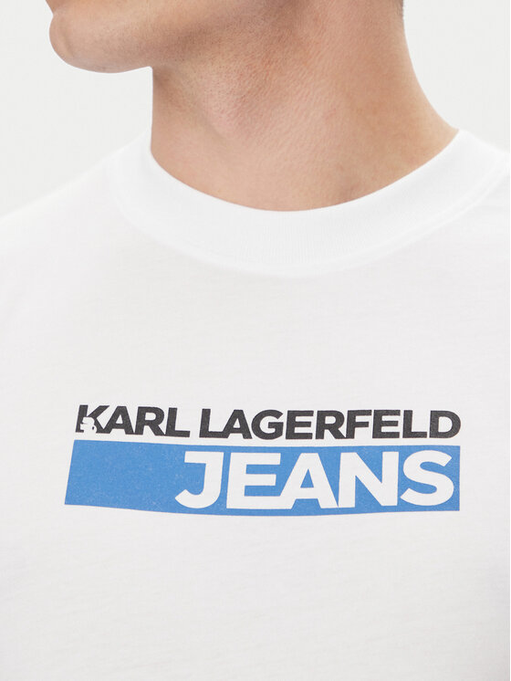 KARL LAGERFELD KARL LAGERFELD T-shirt A2M17074 Bijela Regular Fit