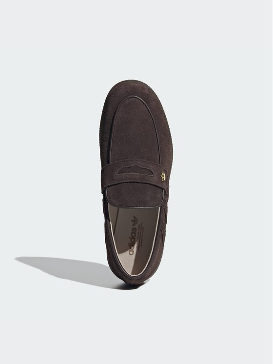 adidas adidas Loafersy 163297 Brązowy ciemny