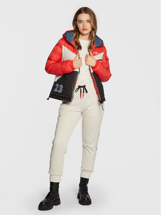 Aeronautica Militare Aeronautica Militare Zimska jakna 222AB2051DCT3036 Crvena Regular Fit