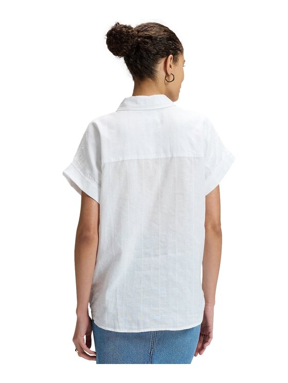 Lee Lee Koszula 112376977 Biały Relaxed Fit