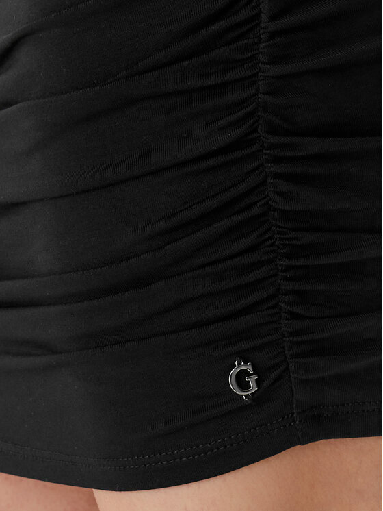 Guess Guess Koktejlové šaty W6GK56 K3171 Čierna Regular Fit