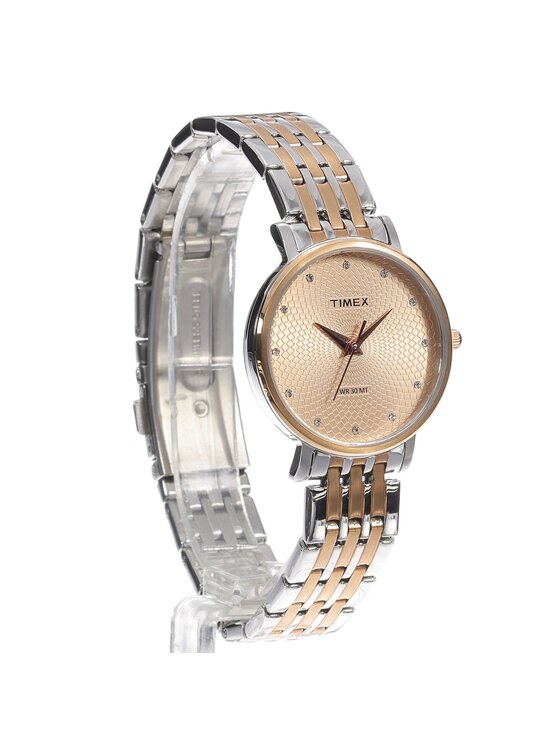 Timex Timex Ρολόι TW2T38700 Ροζ χρυσό
