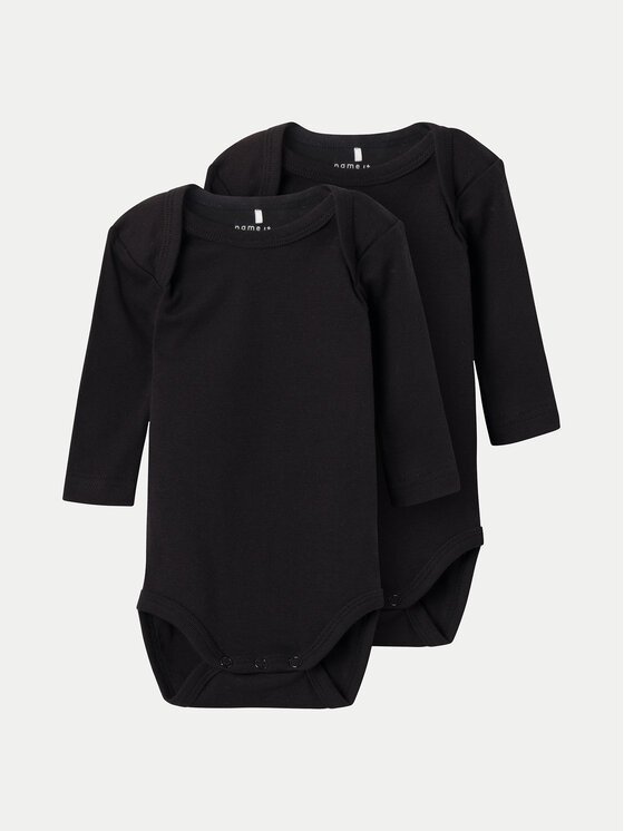 NAME IT Komplet body dziecięcych 13222503 Czarny