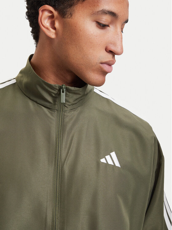 adidas adidas Анцуг 3-Stripes Woven KY2300 Зелен Regular Fit