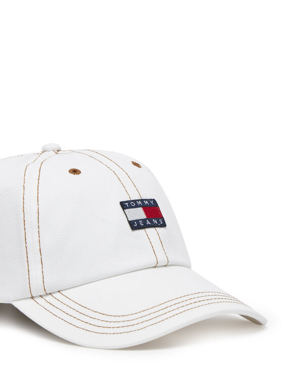 Tommy Jeans Tommy Jeans Шапка с козирка Heritage AW0AW17572 Кремав
