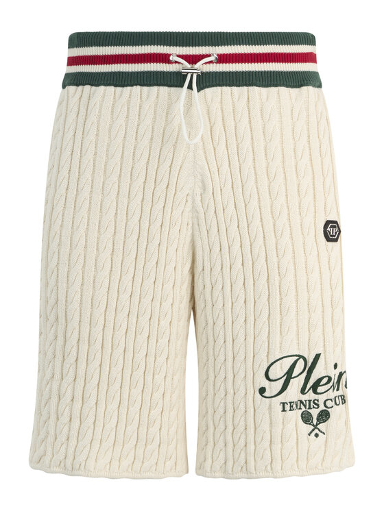 PHILIPP PLEIN PHILIPP PLEIN Szorty materiałowe 30484 Biały Regular Fit