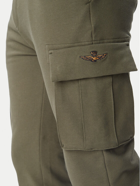 Aeronautica Militare Aeronautica Militare Спортивні штани 262PF1020UF00662 Хакі Regular Fit