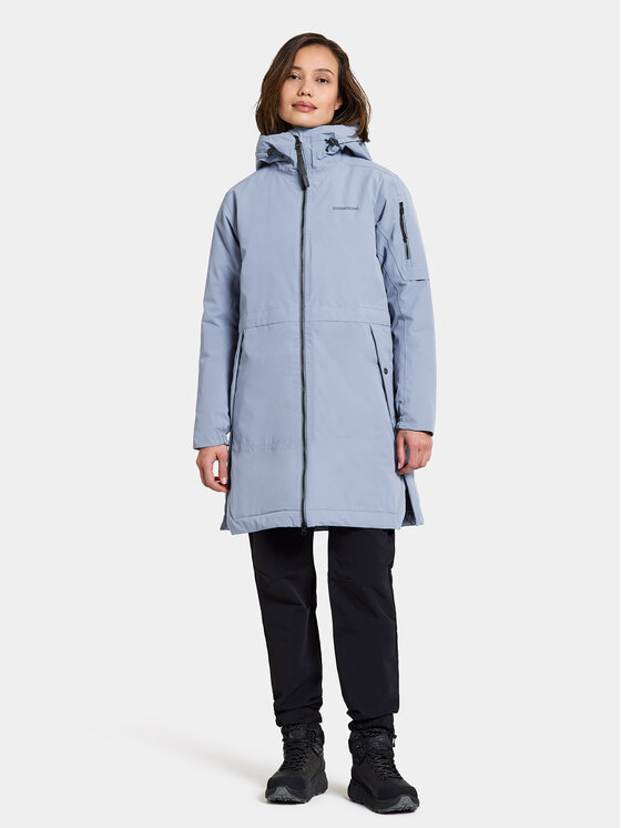 Didriksons Didriksons Parka Ella Wns Parka 2 504835 Světle modrá Regular Fit