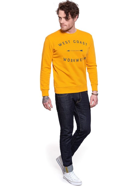 Lee Lee Felpa WORKWEAR SWS Giallo Regular Fit