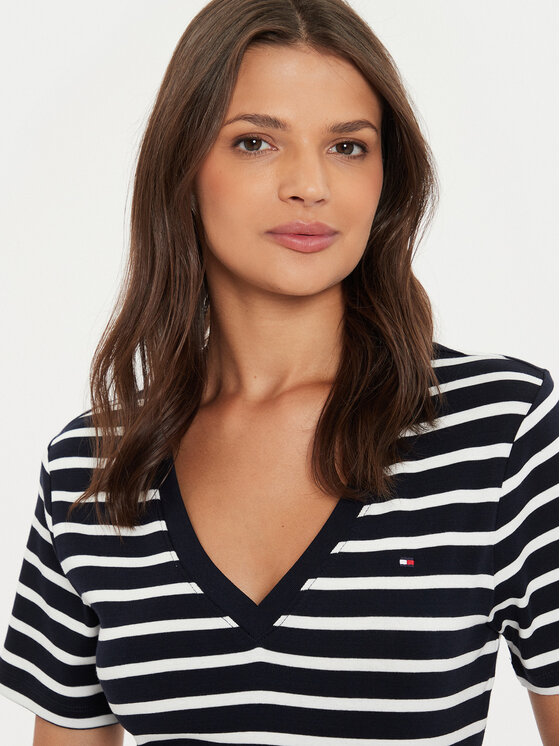 Tommy Hilfiger Tommy Hilfiger Marškinėliai New Cody WW0WW40584 Tamsiai mėlyna Slim Fit