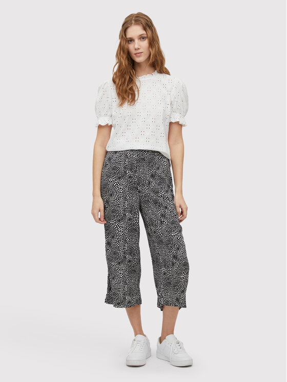 Vila Vila Halenka Kawa 14070251 Bílá Regular Fit