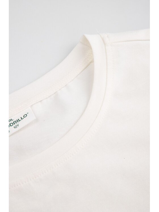Coccodrillo Coccodrillo Tričko WC6143217LGD-003 Écru Regular Fit
