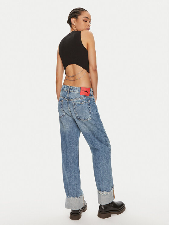 HUGO Hugo Topiņš Sepinn 50514314 Melns Slim Fit