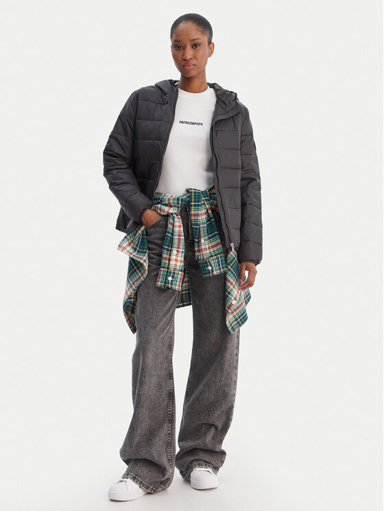 Roxy Roxy Žieminė striukė Wind Bliss ERJJK03618 Juoda Relaxed Fit