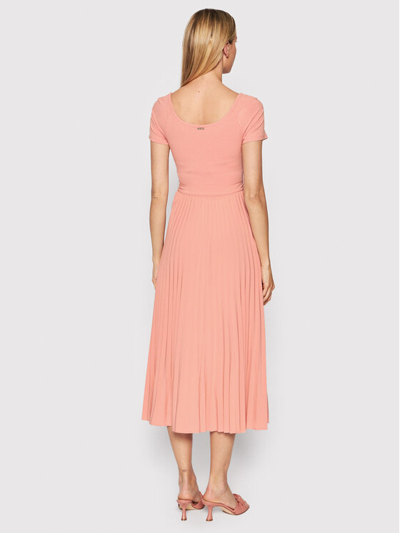 Guess Guess Ежедневна рокля Erynn WBGK86 WE6D1 Розов Regular Fit
