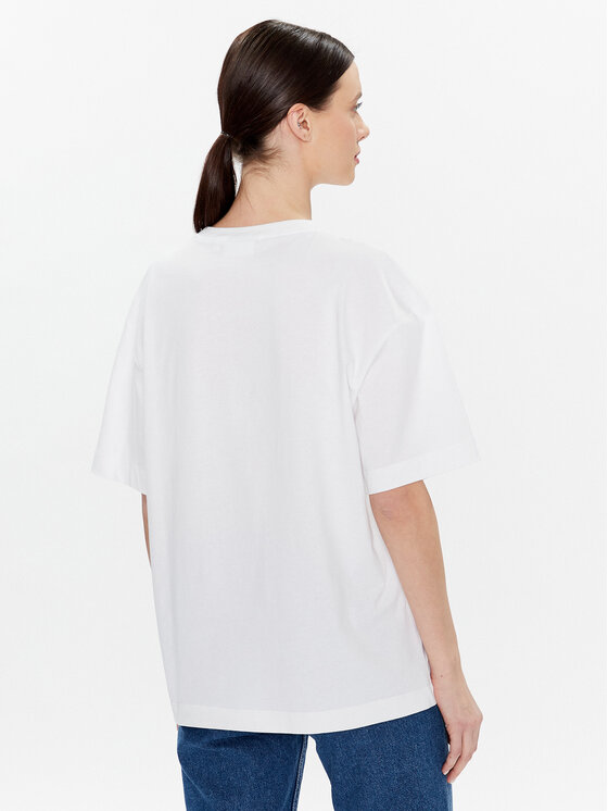 Calvin Klein Calvin Klein T-krekls Photo Print Graphic K20K204995 Balts Relaxed Fit