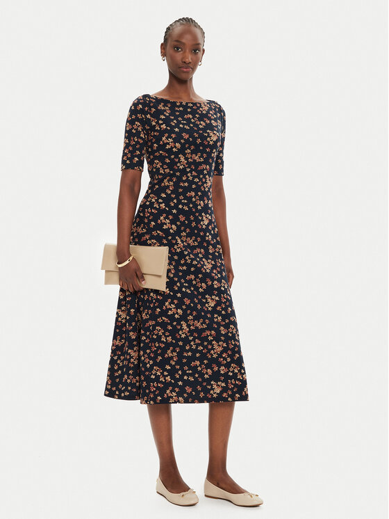 LAUREN RALPH LAUREN Lauren Ralph Lauren Sukienka codzienna 250946135001 Granatowy Slim Fit