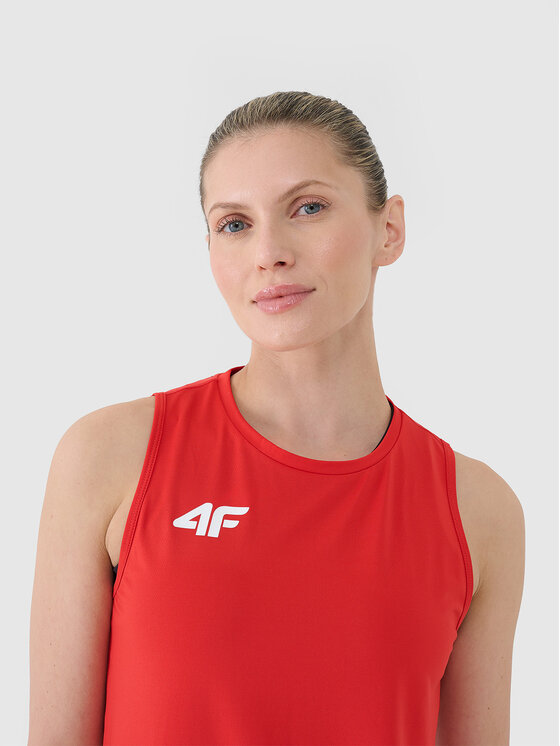 4F 4F Koszulka techniczna NOS Czerwony Regular Fit